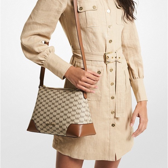Michael Kors 🌸 CROSBY 🌸 MediumLogo Crossbody Bag - Picture 1 of 9